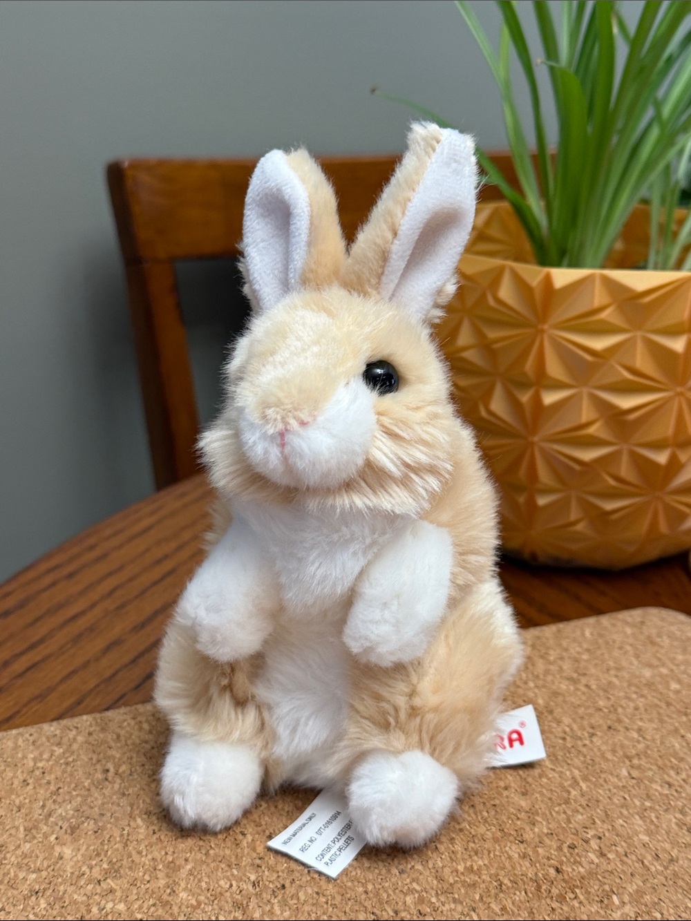Aurora World Plushies Rabbit Plush Bunny Small Toy Soft Fur Plastic Eyes